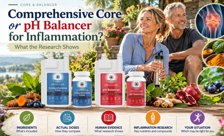 Comprehensive Core or pH Balancer for Inflammation? What the Research Shows
