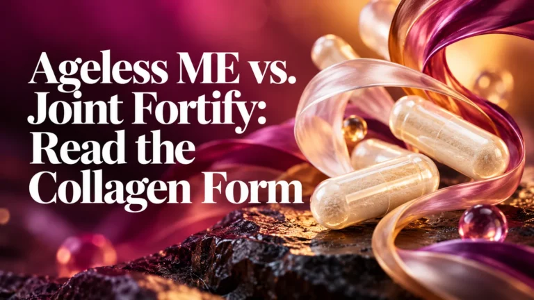 Ageless ME vs. Joint Fortify: Read the Collagen Form