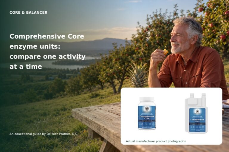 Comprehensive Core Enzyme Units: Compare One Activity at a Time
