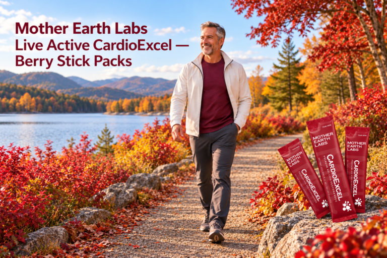 Mother Earth Labs Live Active CardioExcel — Berry Stick Packs