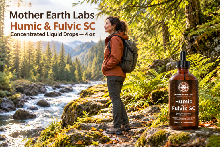 Mother Earth Labs Humic & Fulvic SC Concentrated Liquid Drops — 4 oz