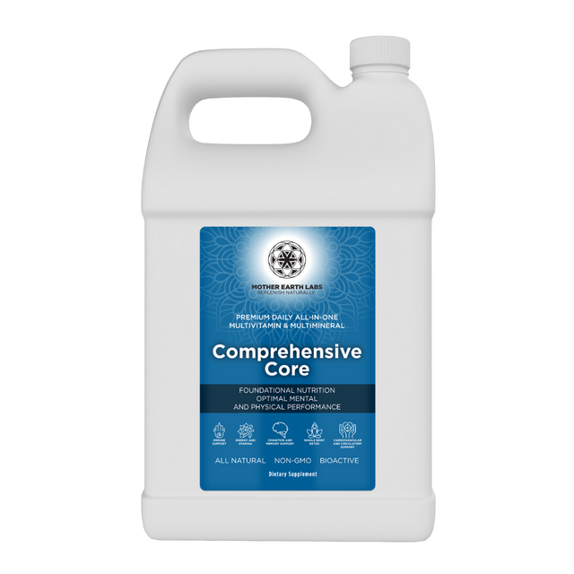 Comprehensive Core Liquid Multivitamin – 1 Gallon — official Mother Earth Labs product photograph