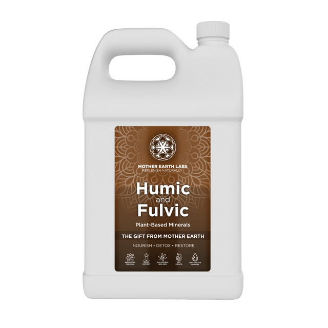 Humic & Fulvic Acid Liquid – 1 Gallon — official Mother Earth Labs product photograph