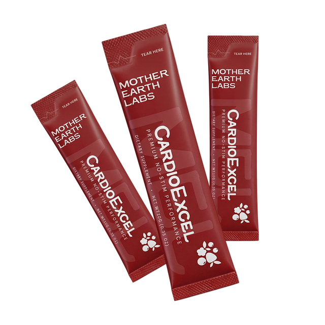 Live Active CardioExcel Nitric Oxide Powder – Berry Stick Packs — official Mother Earth Labs product photograph