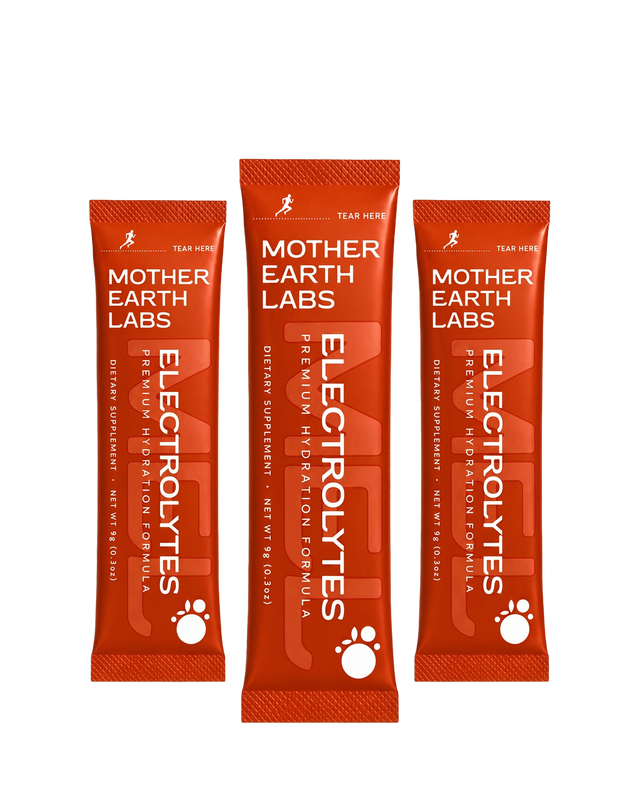 SportActive Electrolyte Powder Stick Packs – Zero Sugar, Tangerine Berry Blast — official Mother Earth Labs product photograph