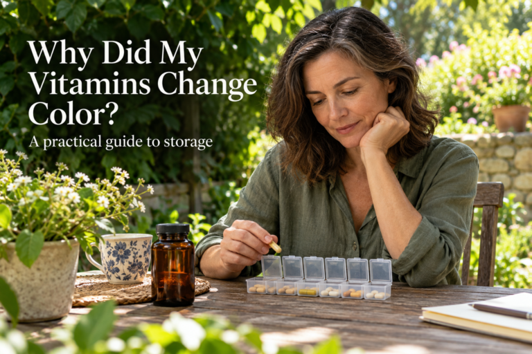Why Did My Vitamins Change Color in a Pill Organizer?