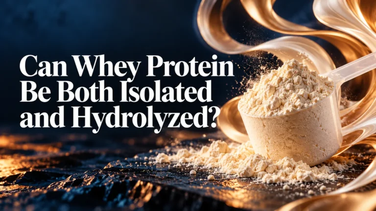Can Whey Protein Be Both Isolated and Hydrolyzed?